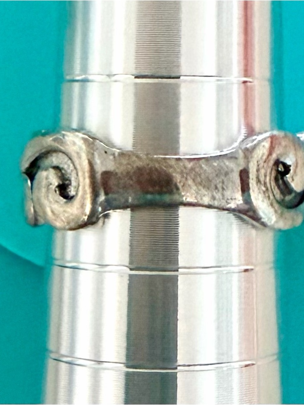Hawaiian Heirloom Scroll Band Plumeria Wave Sterling Silver Ring 7 - Picture 6 of 10
